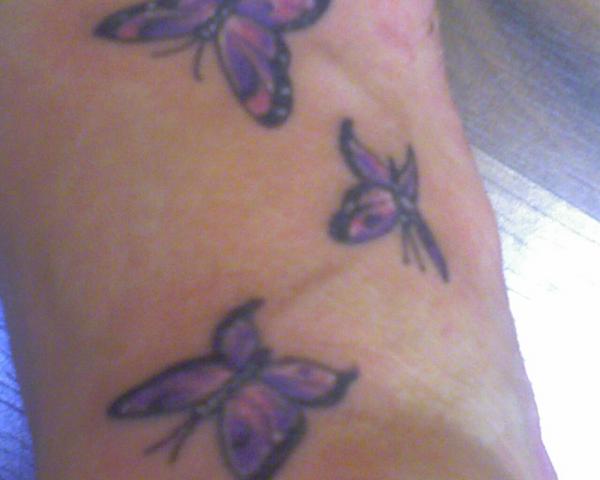 3 Butterflies for her 3 beautiful Children